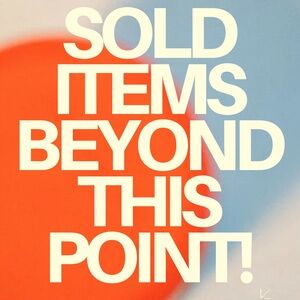 Sold Beyond This Point! ☕️